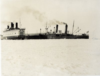 The Ice-Breaking Train Ferry Steamer SS Baikal, Lake Baikal by English Photographer
